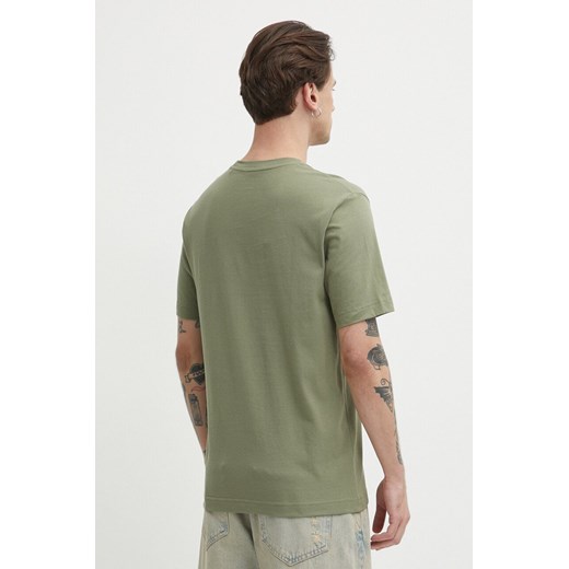 Marc O&apos;Polo t-shirt bawełniany męski kolor zielony z nadrukiem 423201251070 L ANSWEAR.com