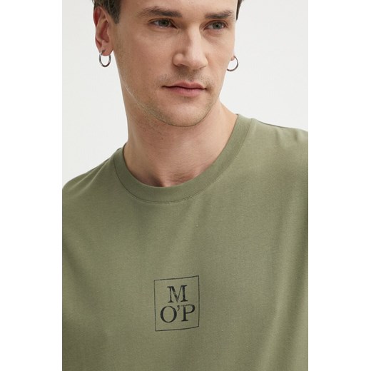 Marc O&apos;Polo t-shirt bawełniany męski kolor zielony z nadrukiem 423201251070 XXL ANSWEAR.com
