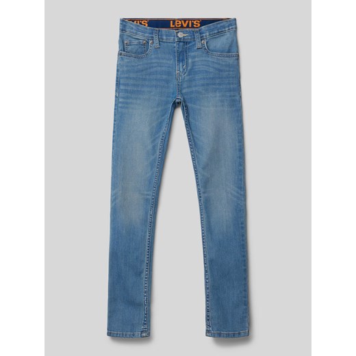Jeansy o kroju skinny fit z 5 kieszeniami ze sklepu Peek&Cloppenburg  w kategorii Spodnie chłopięce - zdjęcie 171478808