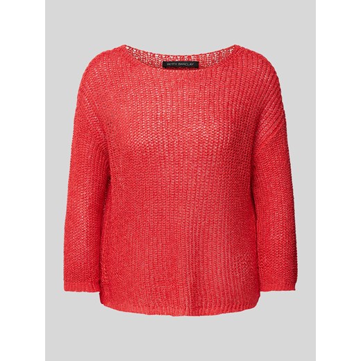 Sweter z dzianiny z obniżonymi ramionami ze sklepu Peek&Cloppenburg  w kategorii Swetry damskie - zdjęcie 171478879