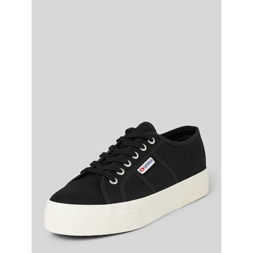 Sneakersy w jednolitym kolorze z detalem z logo ze sklepu Peek&Cloppenburg  w kategorii Trampki damskie - zdjęcie 171478977