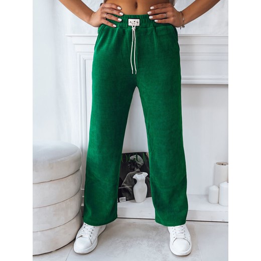 Spodnie damskie SHERRY zielone Dstreet UY1769 ze sklepu DSTREET.PL w kategorii Spodnie damskie - zdjęcie 171482228
