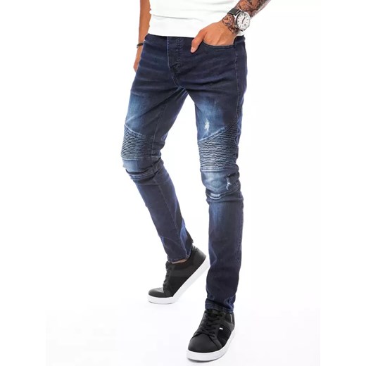 Spodnie męskie niebieskie Dstreet UX3804 ze sklepu DSTREET.PL w kategorii Spodnie męskie - zdjęcie 171482466