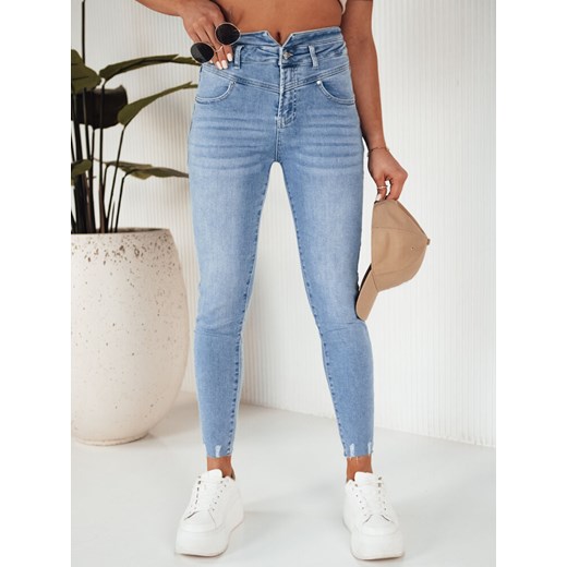 Spodnie damskie jeansowe MARIE niebieskie Dstreet UY1867 ze sklepu DSTREET.PL w kategorii Jeansy damskie - zdjęcie 171483646