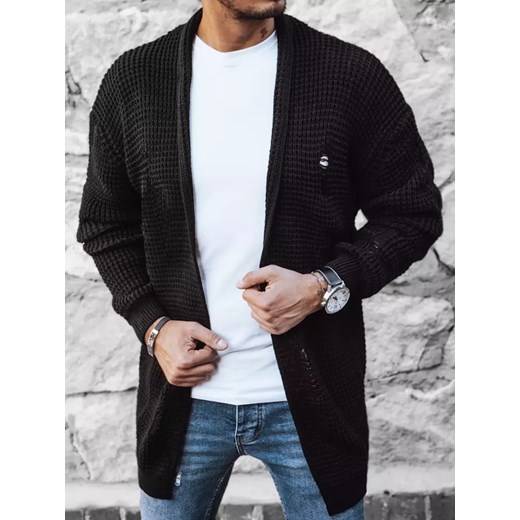 Sweter męski czarny Dstreet WX1985 ze sklepu DSTREET.PL w kategorii Swetry męskie - zdjęcie 171484815
