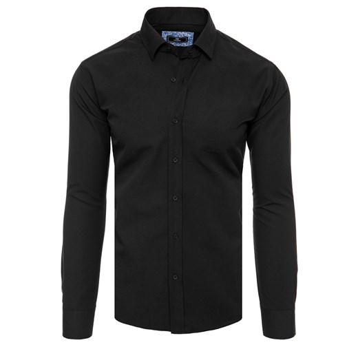 Koszula męska elegancka czarna Dstreet DX2478 ze sklepu DSTREET.PL w kategorii Koszule męskie - zdjęcie 171485106