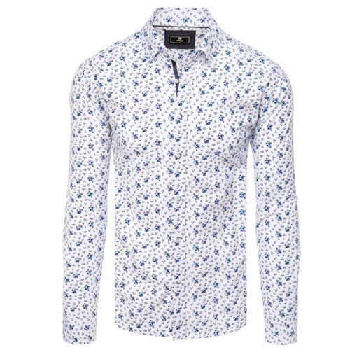 Koszula męska biała Dstreet DX2397 ze sklepu DSTREET.PL w kategorii Koszule męskie - zdjęcie 171485867