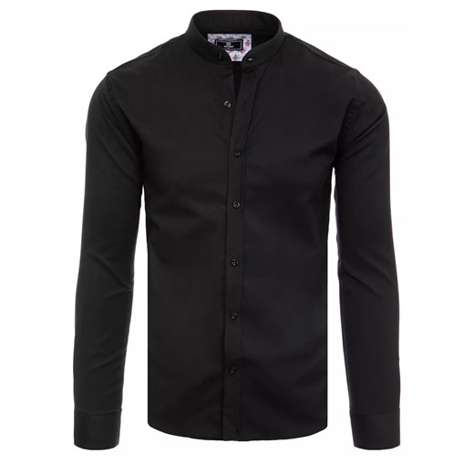 Koszula męska elegancka czarna Dstreet DX2323 ze sklepu DSTREET.PL w kategorii Koszule męskie - zdjęcie 171488115