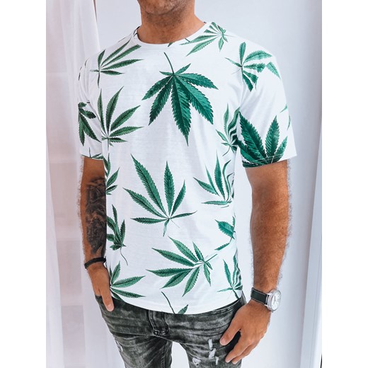 Koszulka męska z nadrukiem biała Dstreet RX5276 ze sklepu DSTREET.PL w kategorii T-shirty męskie - zdjęcie 171488536