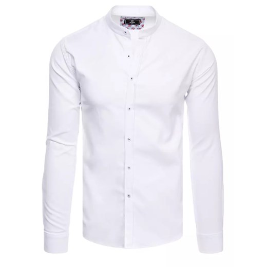 Koszula męska elegancka biała Dstreet DX2324 ze sklepu DSTREET.PL w kategorii Koszule męskie - zdjęcie 171489099