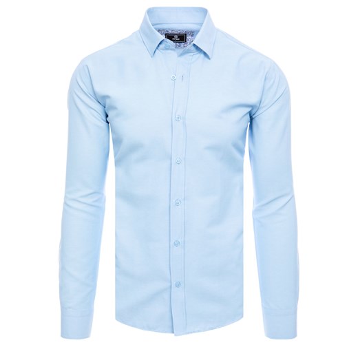 Koszula męska elegancka błękitna Dstreet DX2481 ze sklepu DSTREET.PL w kategorii Koszule męskie - zdjęcie 171489339
