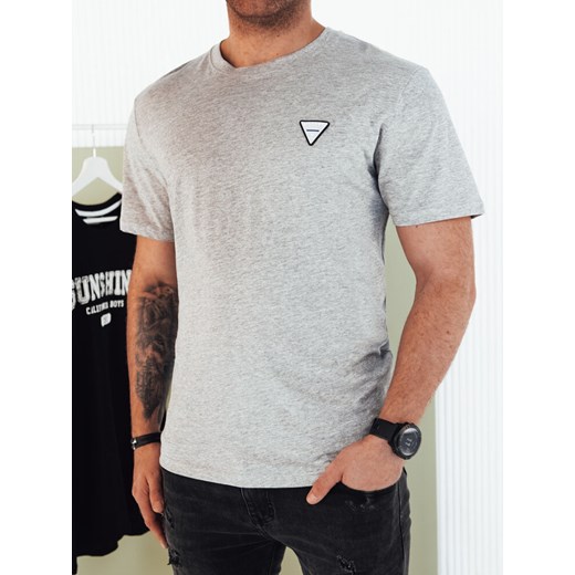 Koszulka męska basic szara Dstreet RX5441 ze sklepu DSTREET.PL w kategorii T-shirty męskie - zdjęcie 171489405
