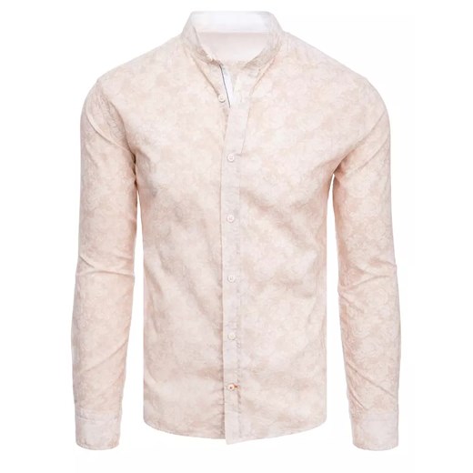 Koszula męska różowa Dstreet DX2304 ze sklepu DSTREET.PL w kategorii Koszule męskie - zdjęcie 171489545