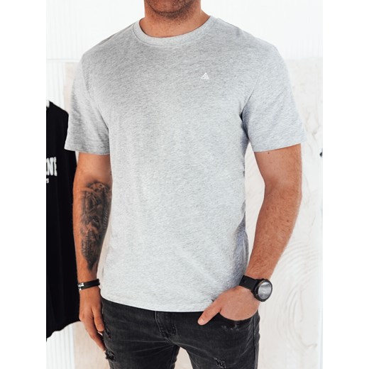 Koszulka męska z nadrukiem szara Dstreet RX5468 ze sklepu DSTREET.PL w kategorii T-shirty męskie - zdjęcie 171490128