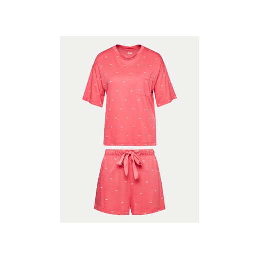 DKNY Piżama YI80010 Różowy Regular Fit ze sklepu MODIVO w kategorii Piżamy damskie - zdjęcie 171495538
