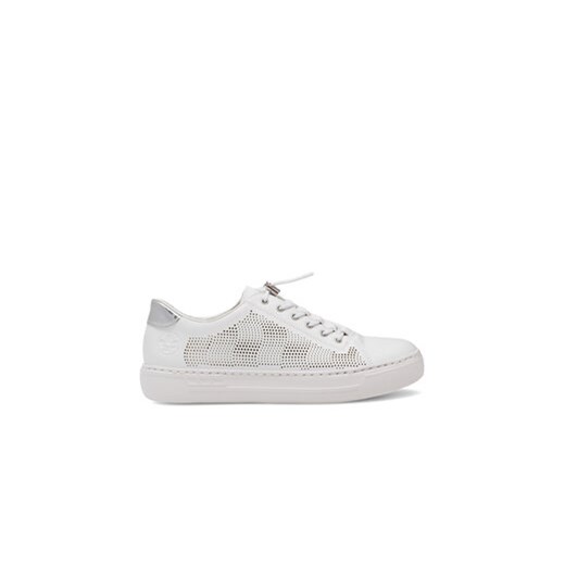 Rieker Sneakersy L9853-80 Biały ze sklepu MODIVO w kategorii Trampki damskie - zdjęcie 171495695