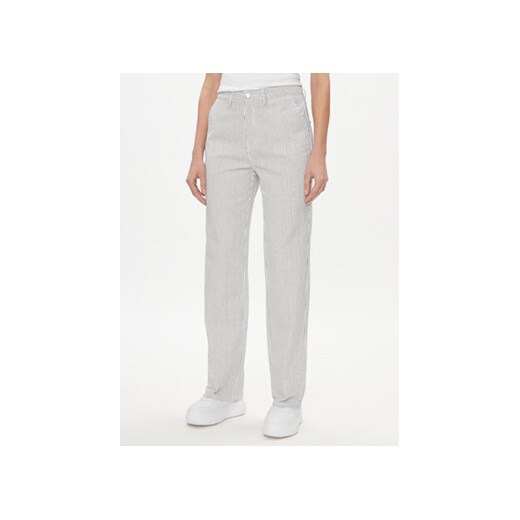 ONLY Spodnie materiałowe Merle 15312896 Biały Wide Leg ze sklepu MODIVO w kategorii Spodnie damskie - zdjęcie 171496016