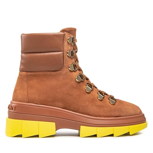 Trapery Stuart Weitzman Noho Hiker Bootie SC739 Cappucino Stuart Weitzman 38 eobuwie.pl