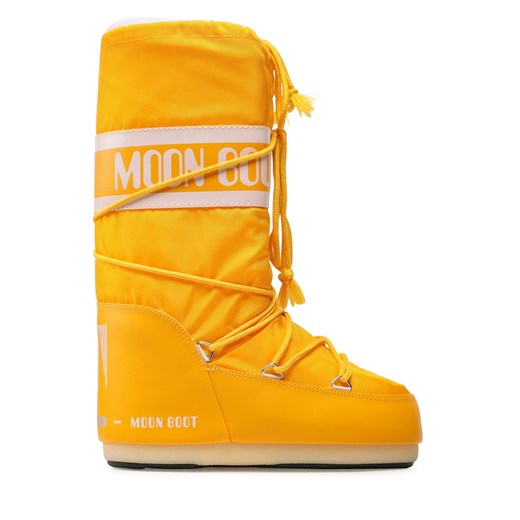 Śniegowce Moon Boot Icon Nylon 14004400 S Yellow ze sklepu eobuwie.pl w kategorii Buty zimowe dziecięce - zdjęcie 171498117