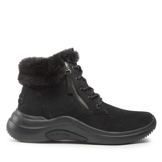 Botki Skechers On-The-Go Midtown 144267/BBK Black ze sklepu eobuwie.pl w kategorii Botki - zdjęcie 171498146