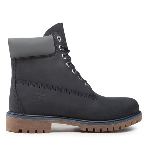 Trapery Timberland 6"" Premium Boot TB0A2DSJ019 Navy Full Grain Timberland 46 wyprzedaż eobuwie.pl