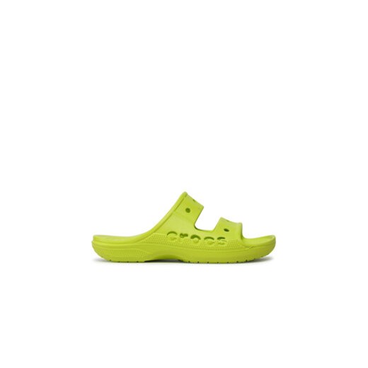 Crocs Klapki 207627-3TX Zielony ze sklepu MODIVO w kategorii Klapki damskie - zdjęcie 171499517