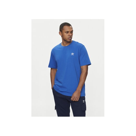 adidas T-Shirt Trefoil Essentials IR9687 Niebieski Regular Fit ze sklepu MODIVO w kategorii T-shirty męskie - zdjęcie 171499537