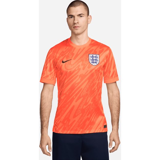 Męska koszulka piłkarska z krótkim rękawem Nike Dri-FIT Anglia (drużyna męska) Stadium Goalkeeper 2024/25 – replika - Pomarańczowy ze sklepu Nike poland w kategorii T-shirty męskie - zdjęcie 171502318