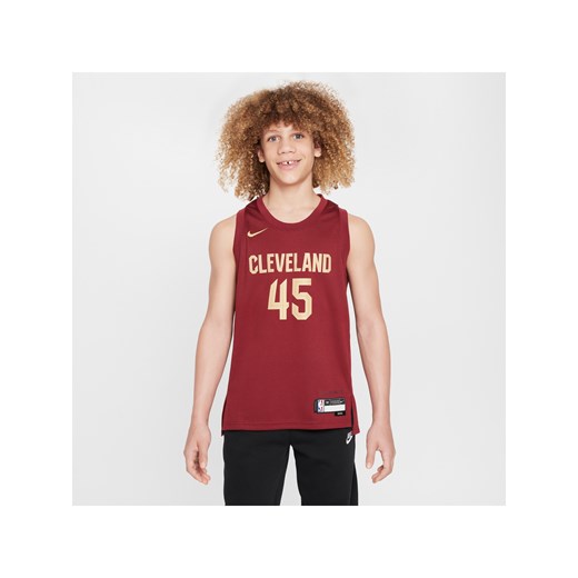 Koszulka dla dużych dzieci (chłopców) Nike Dri-FIT NBA Swingman Cleveland Cavaliers 2023/24 Icon Edition - Czerwony ze sklepu Nike poland w kategorii T-shirty chłopięce - zdjęcie 171502338
