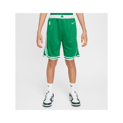 Spodenki dla dużych dzieci (chłopców) Nike NBA Swingman Boston Celtics Icon Edition 2023/24 - Zieleń ze sklepu Nike poland w kategorii Spodenki chłopięce - zdjęcie 171502385