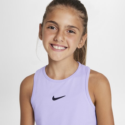 Koszulka tenisowa bez rękawów dla dużych dzieci (dziewcząt) Dri-FIT Nike Victory Nike M Nike poland
