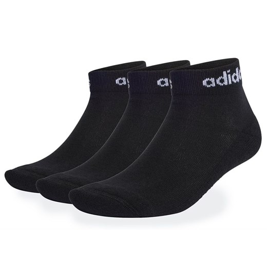Skarpety adidas Sportswear Think Linear Ankle Socks 3Pairs IC1305 - czarne ze sklepu streetstyle24.pl w kategorii Skarpetki męskie - zdjęcie 171502685