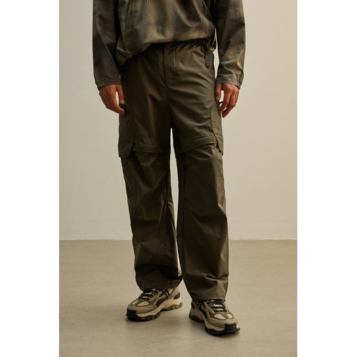H & M - Wodoodporne spodnie trekkingowe - Zielony ze sklepu H&M w kategorii Spodnie damskie - zdjęcie 171502759