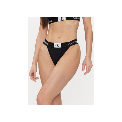 Calvin Klein Swimwear Dół od bikini KW0KW02351 Czarny ze sklepu MODIVO w kategorii Stroje kąpielowe - zdjęcie 171504436