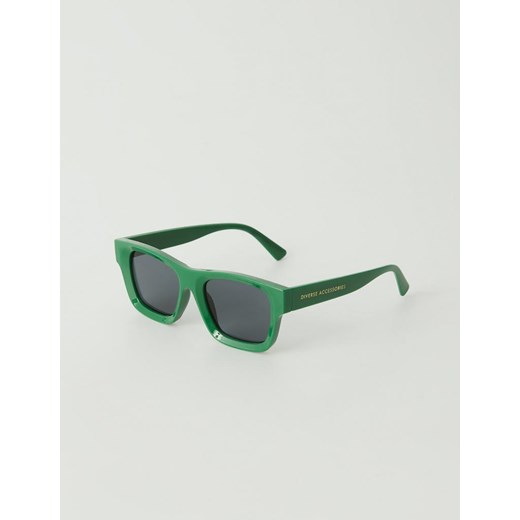 Okulary ALIN Zielony - ze sklepu Diverse w kategorii Okulary przeciwsłoneczne damskie - zdjęcie 171505236