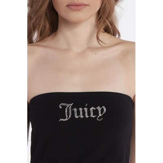Bluzka damska czarna Juicy Couture bawełniana na lato 