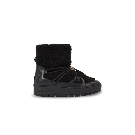 Tommy Hilfiger Śniegowce Tommy Teddy Snowboot FW0FW07505 Czarny ze sklepu MODIVO w kategorii Śniegowce damskie - zdjęcie 171506906