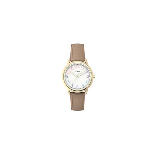 Timex Zegarek Easy Reader Classic Beżowy ze sklepu MODIVO w kategorii Zegarki - zdjęcie 171507037