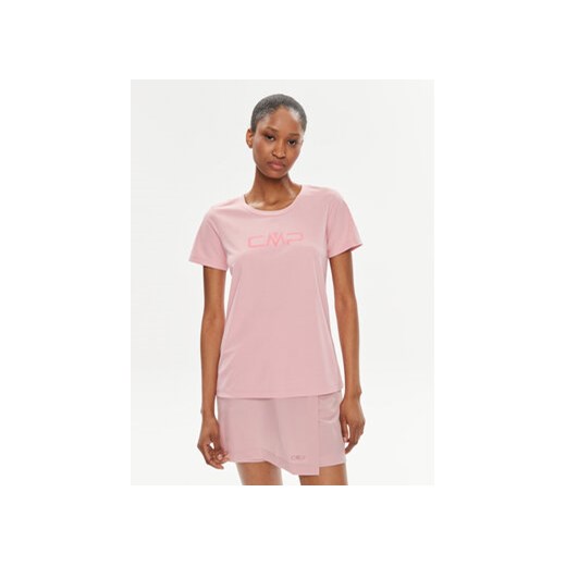 CMP Koszulka techniczna 39T5676P Różowy Regular Fit ze sklepu MODIVO w kategorii Bluzki damskie - zdjęcie 171507056
