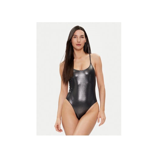 Calvin Klein Swimwear Strój kąpielowy KW0KW02255 Czarny ze sklepu MODIVO w kategorii Stroje kąpielowe - zdjęcie 171507589