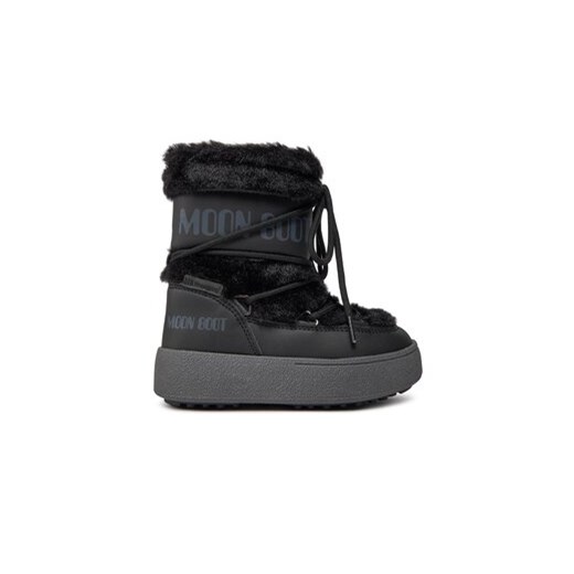 Moon Boot Śniegowce Jtrack Faux Fur Wp 34300900001 Czarny Moon Boot 28 okazja MODIVO