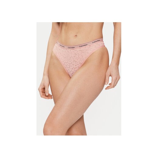 Calvin Klein Underwear Figi brazylijskie 000QD5233E Koralowy ze sklepu MODIVO w kategorii Majtki damskie - zdjęcie 171507707