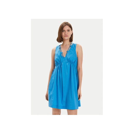 Pinko Sukienka codzienna Avengers 103418 A1TX Niebieski Regular Fit ze sklepu MODIVO w kategorii Sukienki - zdjęcie 171507796
