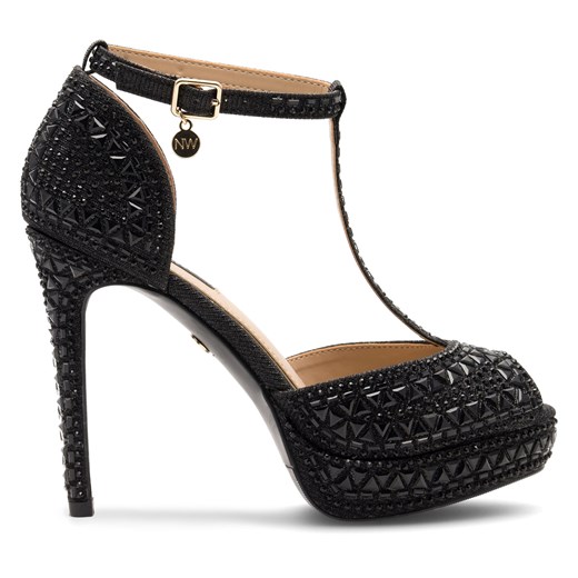 Sandały Nine West NISA SY015-1NW Czarny Nine West 37 eobuwie.pl