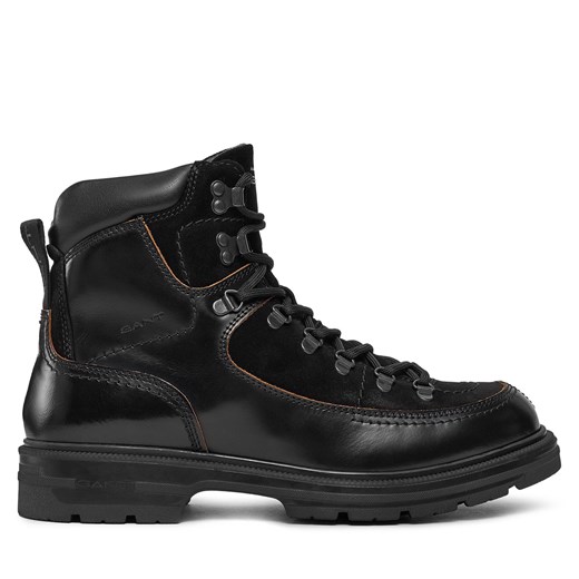 Trzewiki Gant Gretty Mid Boot 27641412 Black ze sklepu eobuwie.pl w kategorii Buty zimowe męskie - zdjęcie 171510147