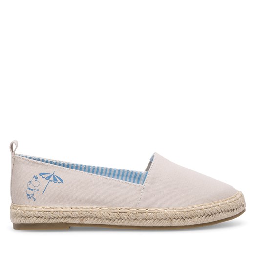 Espadryle Moomin CS-SS24-169MMN Beżowy ze sklepu eobuwie.pl w kategorii Espadryle damskie - zdjęcie 171510655