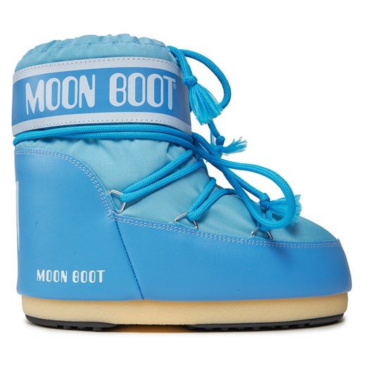 Śniegowce Moon Boot Low Nylon 14093400015 Alaskan Blue 015 Moon Boot 36/38 promocja eobuwie.pl