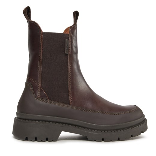 Sztyblety Gant Prepnovo Chelsea Boot 27551396 Dark Brown ze sklepu eobuwie.pl w kategorii Botki - zdjęcie 171511857