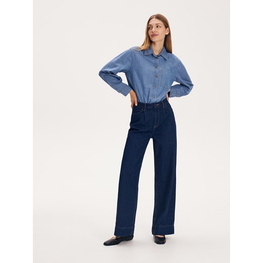 Reserved - Jeansowa koszula - niebieski ze sklepu Reserved w kategorii Koszule damskie - zdjęcie 171513029