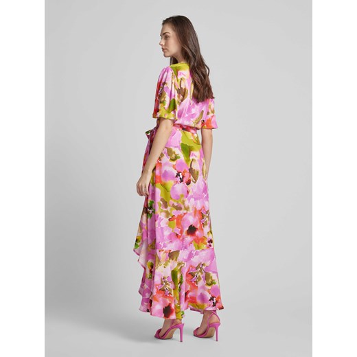 Długa sukienka w stylu kopertowym model ‘LINGO’ Yas XS Peek&Cloppenburg 